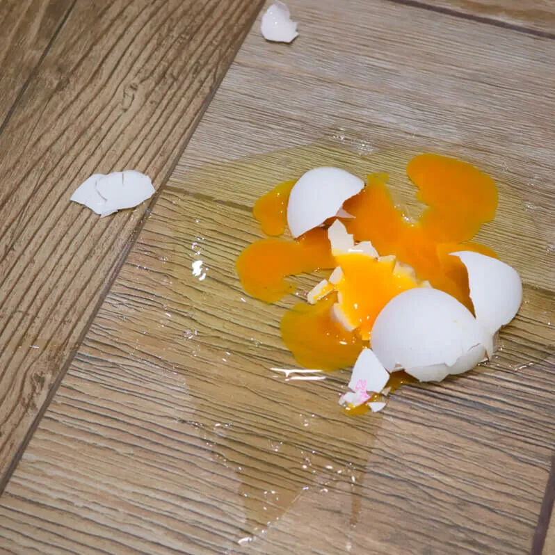 Egg stain cleaning | Floors In Motion